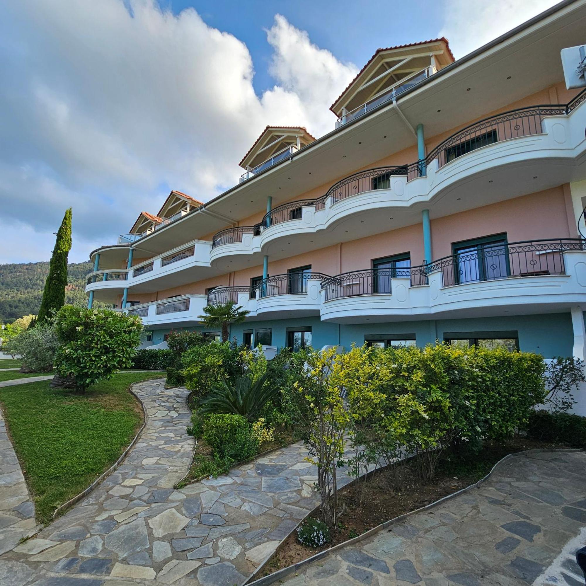 Ocean Beach Hotel Szkála Potamiász Kültér fotó